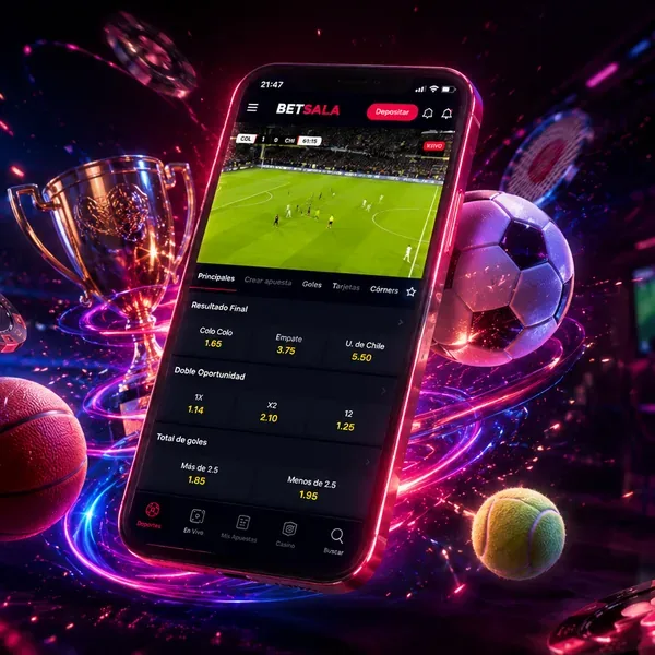 Datos del evento y mercados disponibles en Betsala
