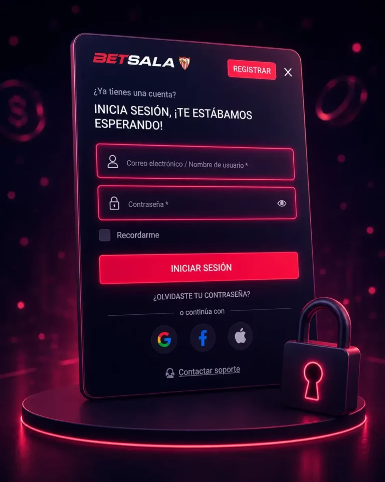 Verificación del sitio Betsala antes de iniciar sesión